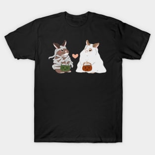 mummy and ghost sheet _ Bunniesmee Halloween Edition T-Shirt